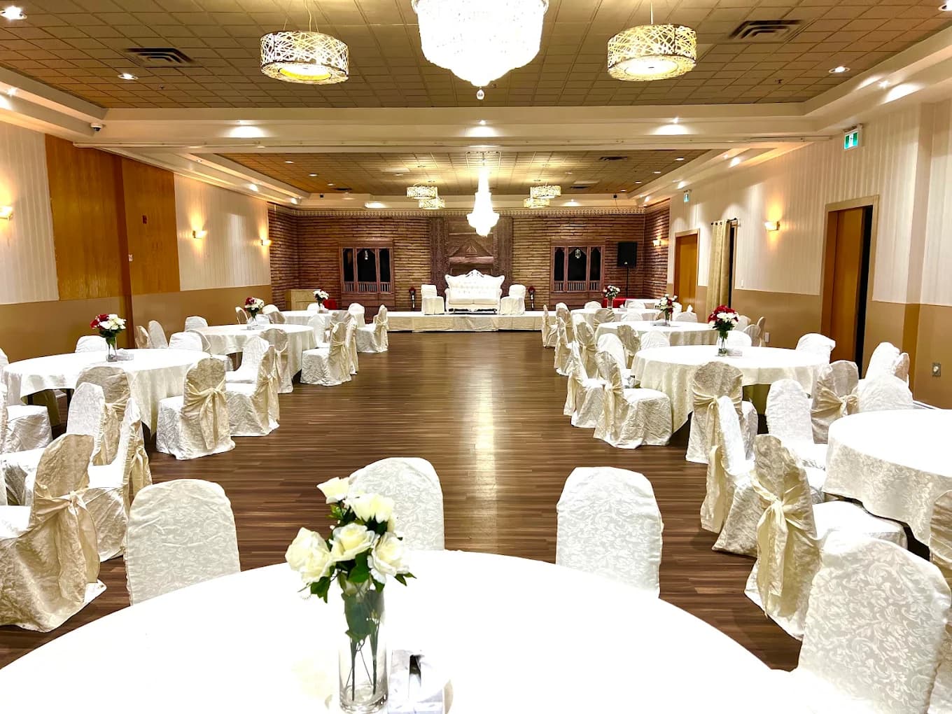 The private party hall at Village Taste